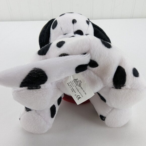 Art's Toy Firefighter Dalmatian Puppy Dog Bean Bag Plush 6" Stuffed Animal 911 - Picture 9 of 9